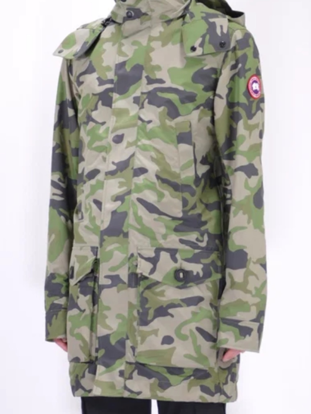 Canada goose  Camo Hooded crew trench size L Jacket - Picture 8 of 8